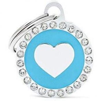 Placa Circular con Corazón para el Mejor Amigo