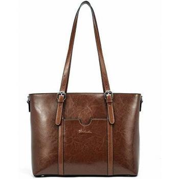 BOSTANTEN Designer-Leadertote für Frauen – 14–15,6 Zoll Laptop-Kompatibel