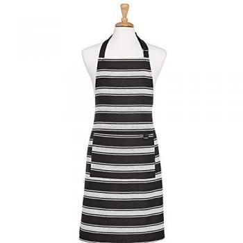 Stripe II Black Kitchen Apron