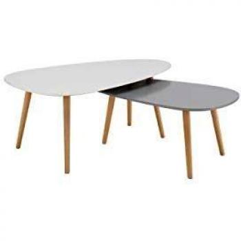 Lot de tables basses scandinaves KIVI