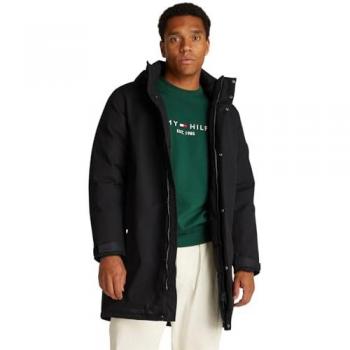 Abrigo Sostenible Tommy Hilfiger para Hombre, Color Negro, Talla M
