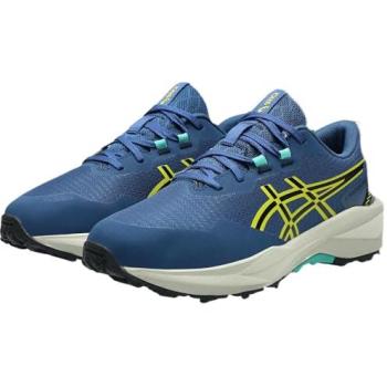 ASICS Zapatillas Pre Venture 11 GS Azul Oscuro con Detalle Amarillo