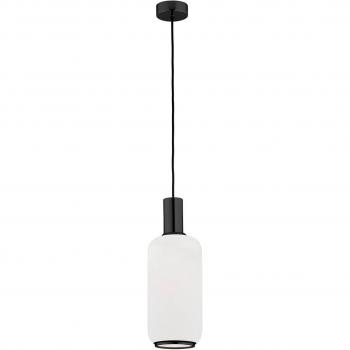 Euluna Milano 1-Bulb Cylinder Pendant Light, White