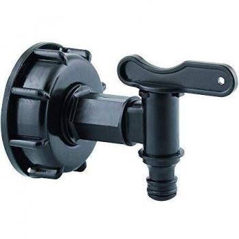 Raccord S60x6 avec robinet pour raccord rapide
