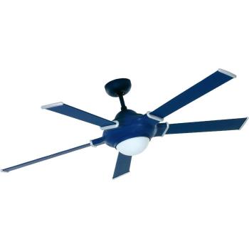 Deko Ventilator „Blue‑Star“ 135 cm – beleuchtet & fernsteuerbar