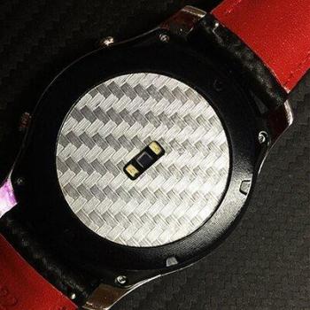 Film de protection élégant en fibre de carbone pour Galaxy Watch