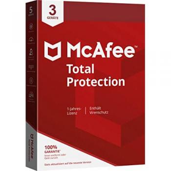 McAfee Total Protection 3 Geräte (Code per E-Mail) (AMZ)