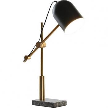 Lámpara de Trabajo DKD Home Decor Gris Dorado con Estructura Metálica – 60 W / 220 V (45×45×70 cm)
