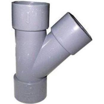 Tee de PVC Horizontal 45º 40