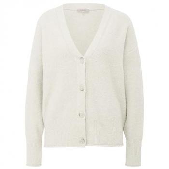 S.Oliver Strickjacke, mit V-Ausschnitt und Knopfleiste