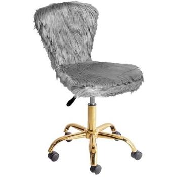 Sedia Grigio Semplice e Stile Beliani