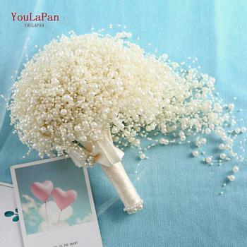 Bouquet Blanco de Perlas y Flores