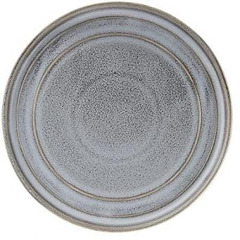 Flat Charcoal Dusk Plates, 220 mm – Olympia Cavolo 6‑Pack