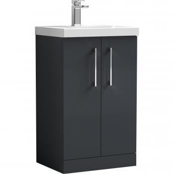 Arno Floor Standing 2 Door Vanity Unit with Basin
