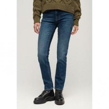 Superdry Jeans Valerio Mid Rise Blu Vintage 26