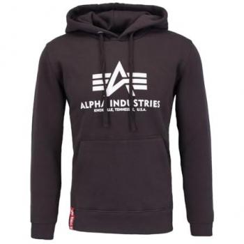 Felpa Alpha Industries Basic con Cappuccio Brown Hunter M
