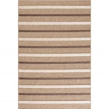 Tapis Jute Motif Rayures 200x290 cm
