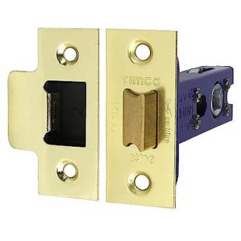Timco 675815 Architectural Tubular Latch – Electro Brass / Satin Nickel, 78 mm Plain Bag