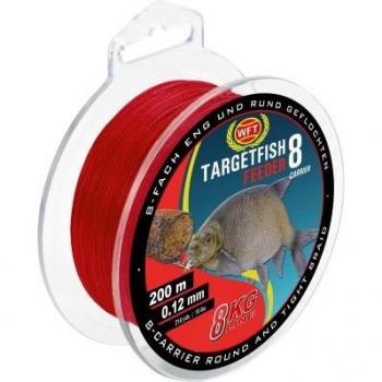 WFT Angelschnur TF8 Feeder Blood Red 200m 0,09mm 6Kg