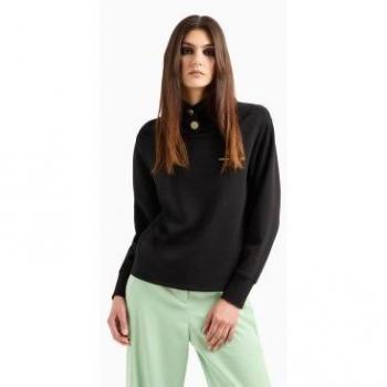 Armani Exchange AX Frauen 533_6DYM51 YJEGZ_1200 – Größe M – Schwarzer Farbton