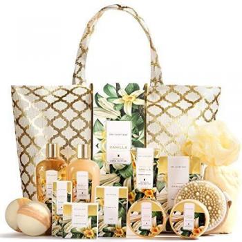VANILLA Spa Luxetique Gift Set, 15pcs Bath Gift Set