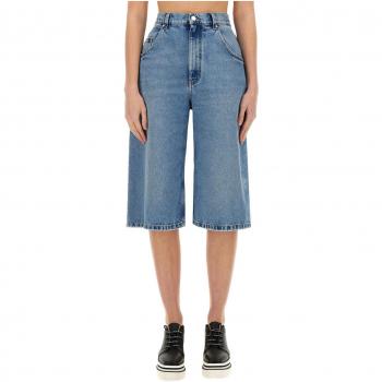 Stella McCartney Jeans Corti Vita Media Blu 27