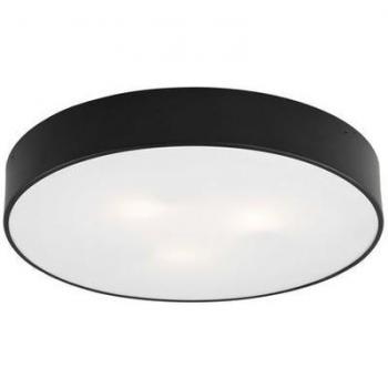 Darling 45cm Flush Ceiling Light Black 3 Bulb Fixture