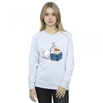Disney's Olaf Reading Sweatshirt in Grey