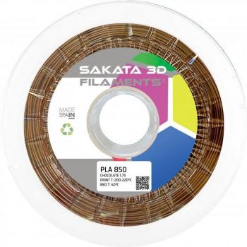 Bobina de Filamento PLA 3D850 1.75mm Marrón 1Kg