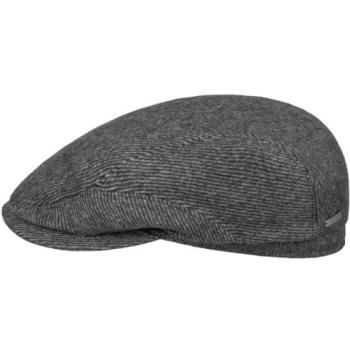 Anthracite Stetson Cashmere LP Driver Flat Cap (56 cm)