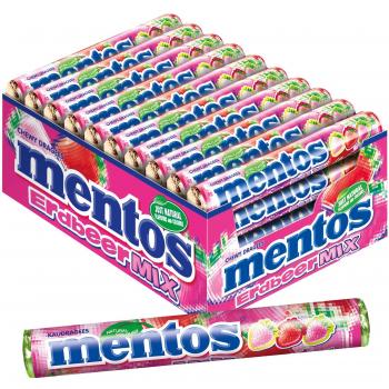 Mentos 40 Roll Pack, Strawberry Mix