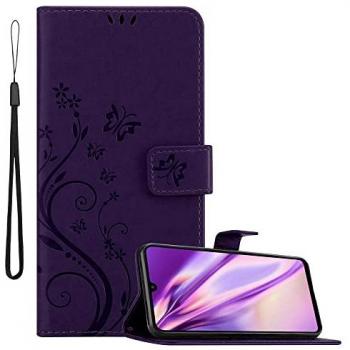 Étui à Rabat Floral Lilas pour Huawei P30 LITE