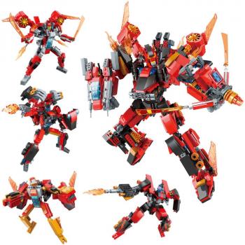 Qman Flammender Gott General 41305 4 in 1 Set