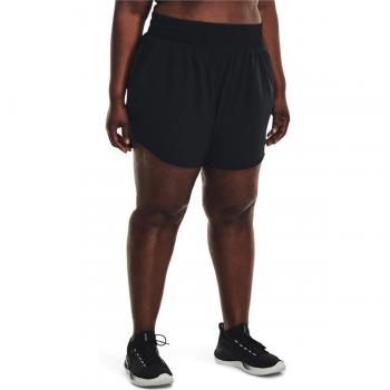 Unterarmour Flex Woven Damen‑Shorts – 5 in, Schwarz