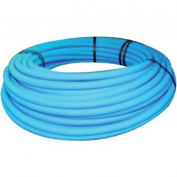 Tube PEX‑A Gaine Bleue, Qualité Alimentaire, 50 m