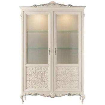 Handgefertigte Barock Vitrine Casa Padrino