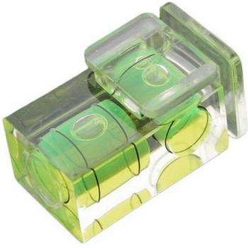Green One-Dimensional Bubble Level for Camera