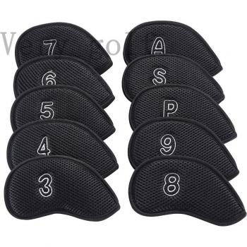 10 Piece Golf Club Iron Head Covers