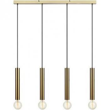 4-Light Brass Pendant Ceiling Light