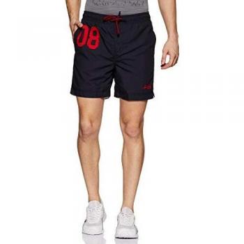 Superdry Pantaloni da nuoto Water Polo Blu (Darkest Navy 49p) L Uomo