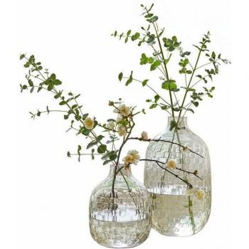 Qervilon Glas-Tischvasen 2er – Stilvolles Lichtspiel