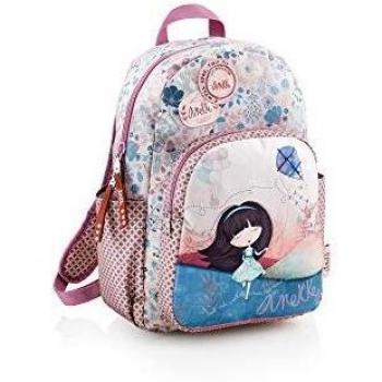 Mochila Anekke Doble Compartimento Liberty, 44 cm, Multicolor