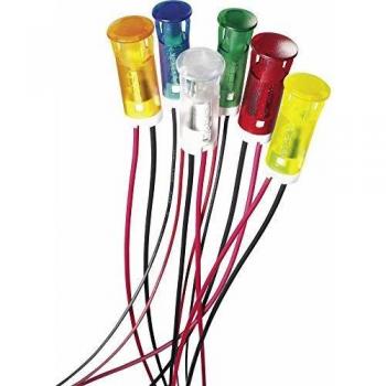 Luce di segnalazione LED Blu 12 V/DC APEM QS103XXB12