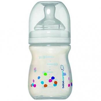 Bébéconfort, Set regalo pappa neonato, 1 biberon 140 ml, 1 biberon 240 ml, 1 bavaglino, 1 succhietta, Bianco