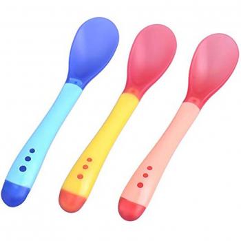 Cuillères pour bébés en plastique 3 pièces