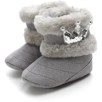Bottes Berceau Couronne Peluche