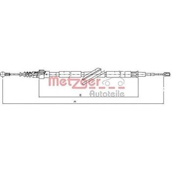 Metzger Vehicle Parking Brake Cable