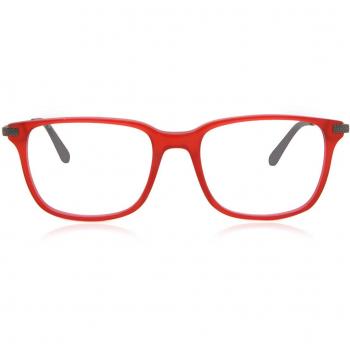 Rectángulo Montura Completa Plástico Rojas Gafas Recetadas para Hombre