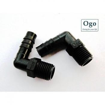 HHO 1/4 3/8 NPT Winkelstück