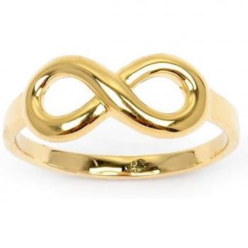 Fascia D’oro Placcata Infinito – 16x8 mm